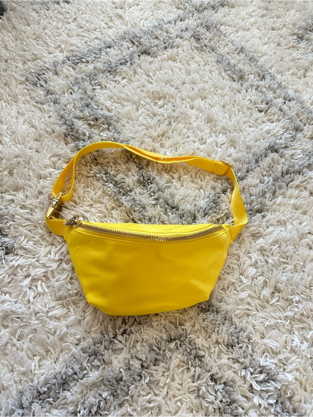 Stoney Clover lane classic Fanny pack yellow belt bag